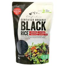 Organic Black Rice 1000g (bag)